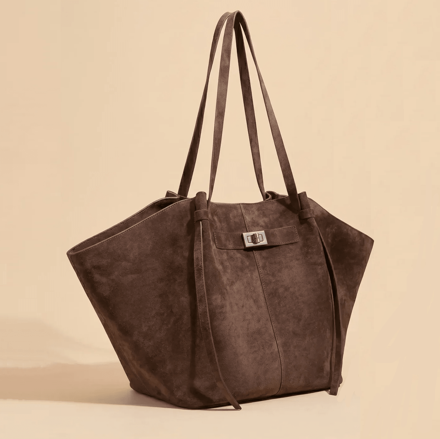 ZEYA - Nora Bat-Wing Suede Tote Bag