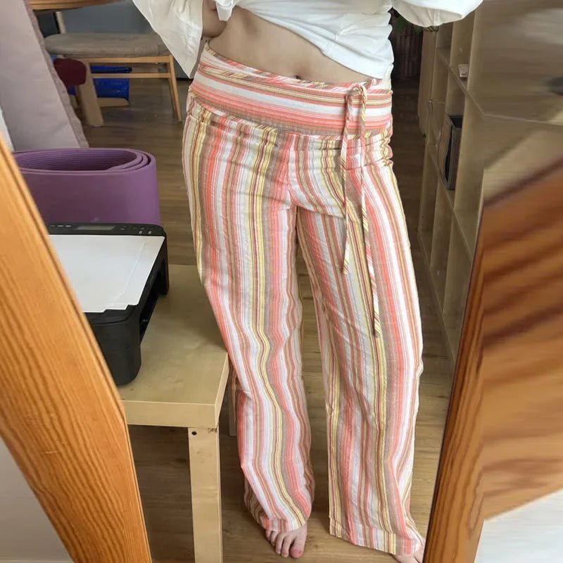 ZEYA - Oriana Striped Palazzo Pants