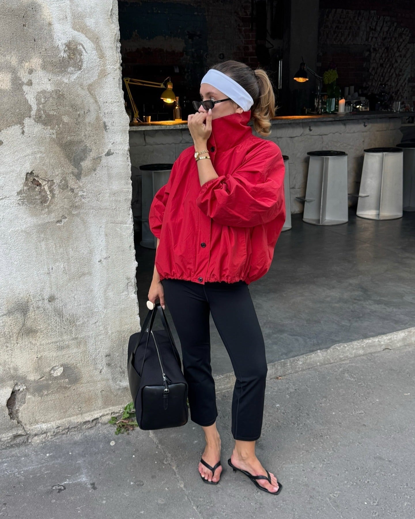 ZEYA - Polly High - Neck Bomber Jacket