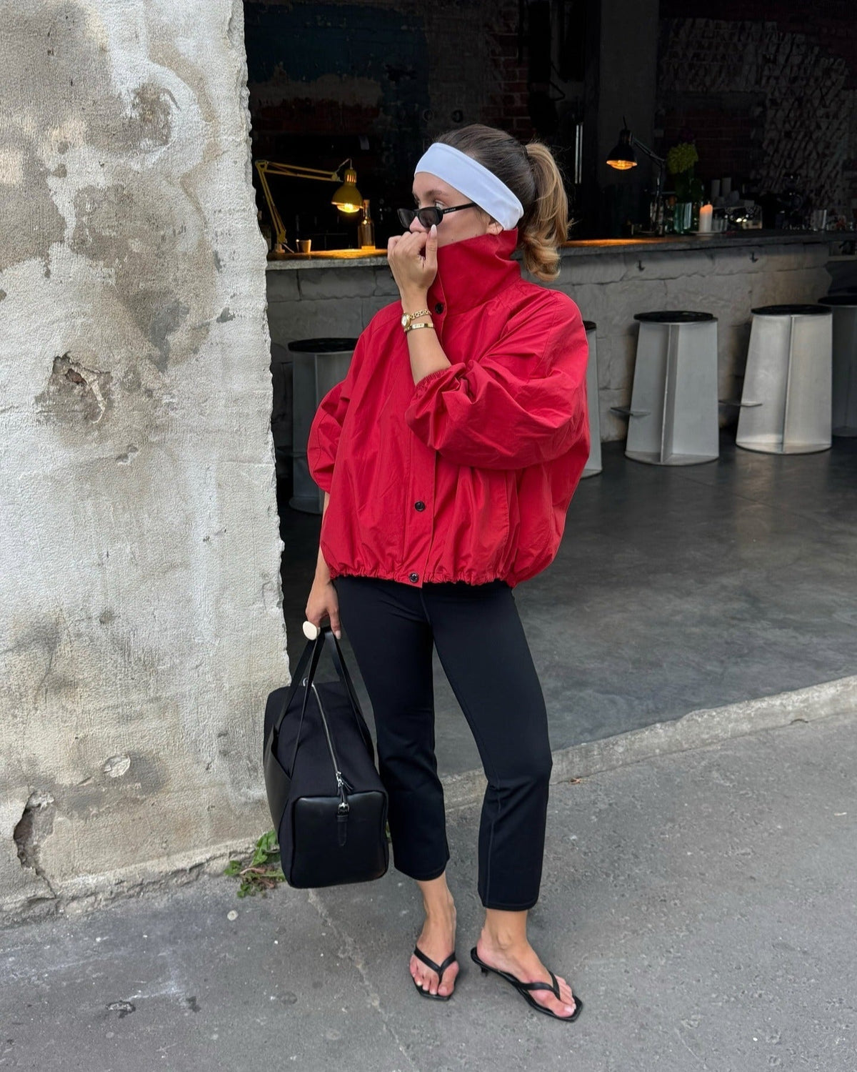 ZEYA - Polly High - Neck Bomber Jacket