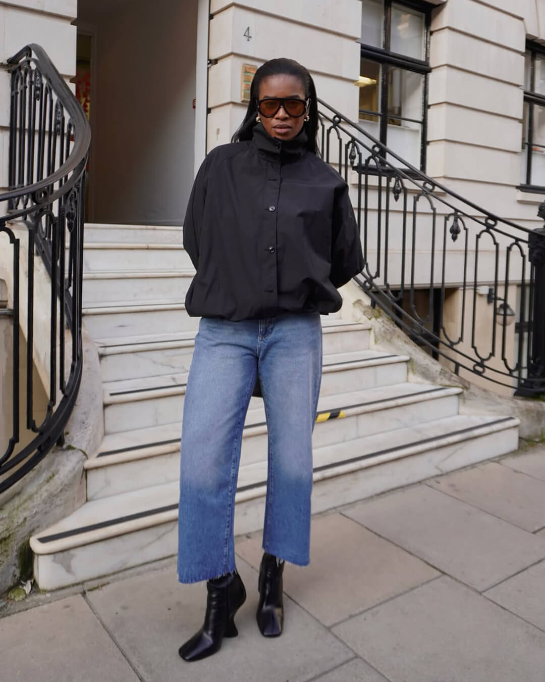 ZEYA - Polly High - Neck Bomber Jacket