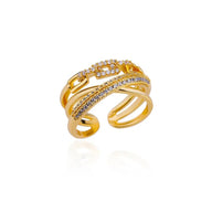 Rachel Adjustable Twist Ring