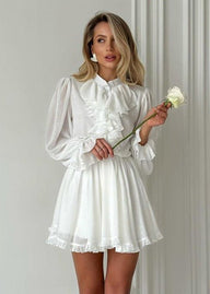 Raisa Mini-Kleid mit Rüschen