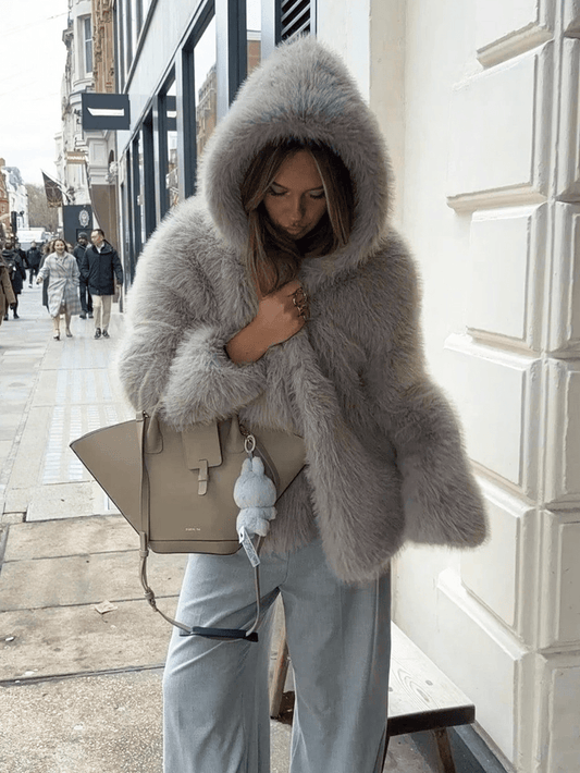 ZEYA - Rebecca Faux Fur Hooded Jacket