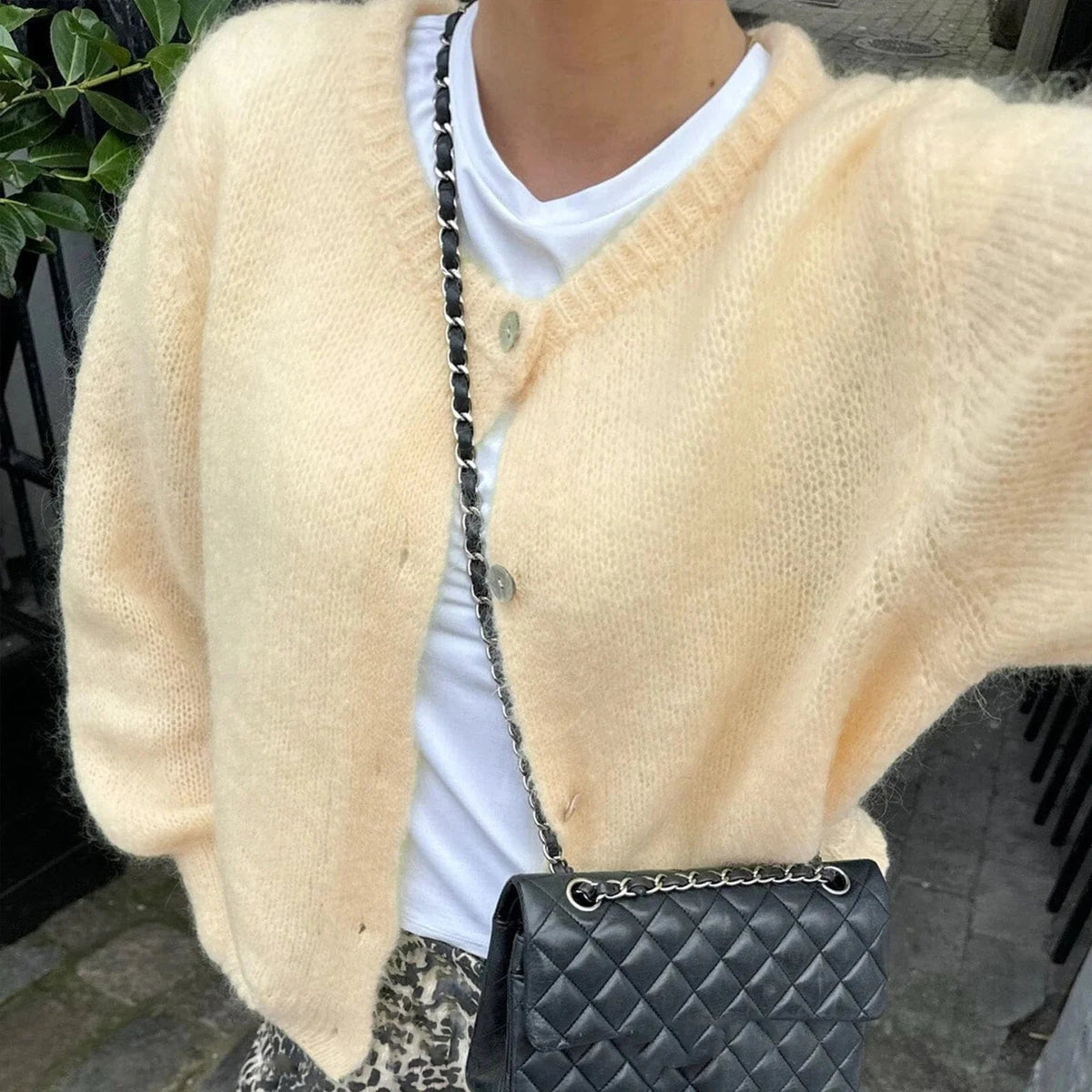ZEYA - Rebecca Oversized Fuzzy Knit Cardigan