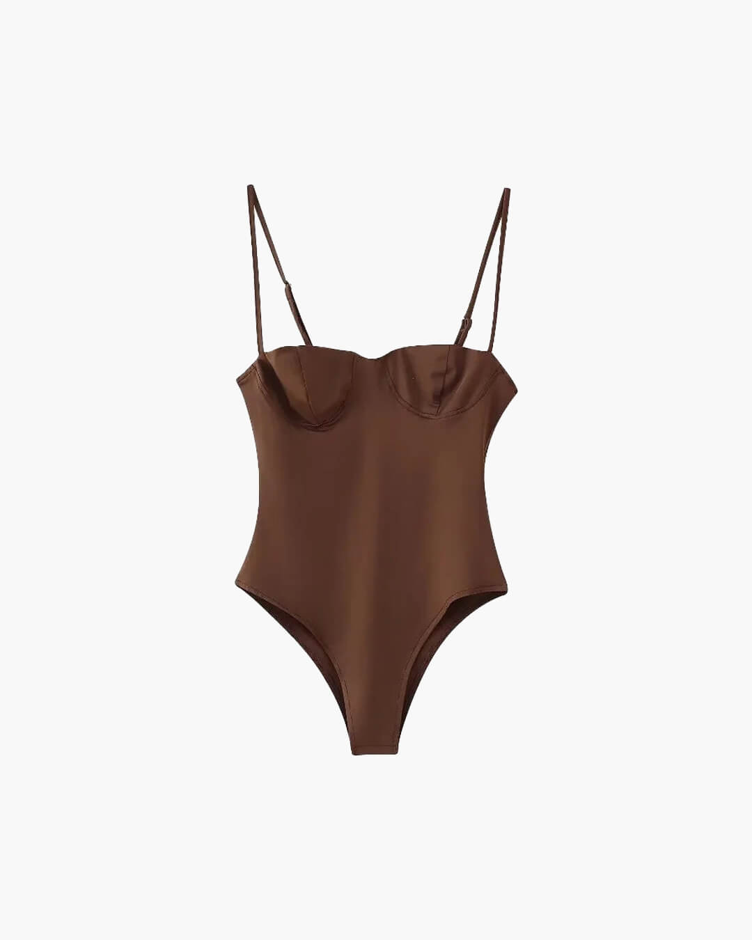 ZEYA - Rina Satin Camisole Bodysuit