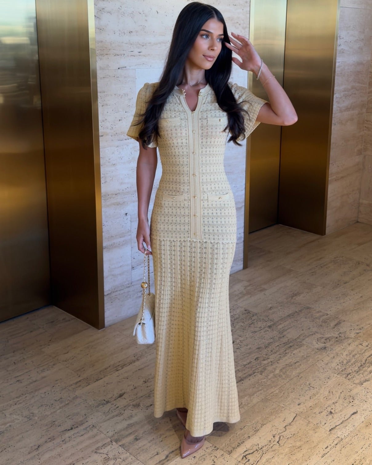 ZEYA - Sadie Sequin Knit Maxi Dress