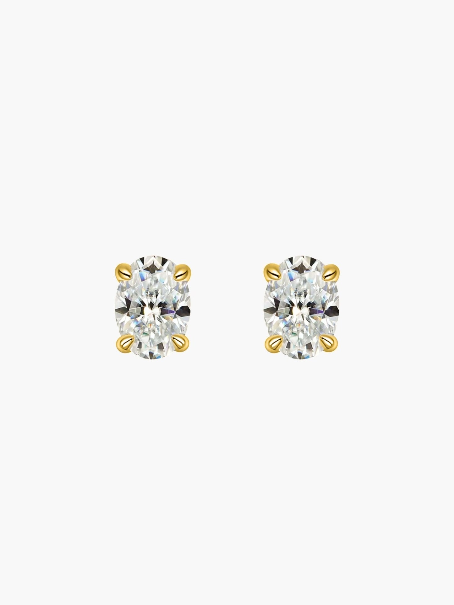 ZEYA - Sandra Oval Cut Zirconia Earrings