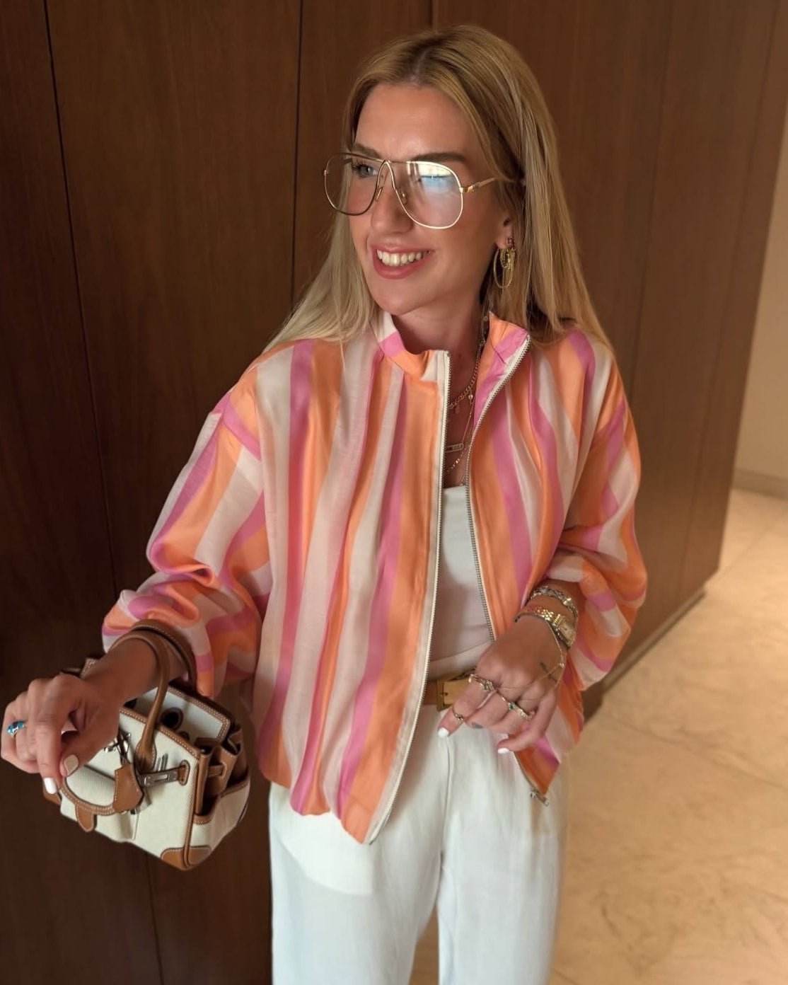 ZEYA - Sarah Candy Bomber Jacket