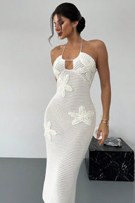 Daniela Cutout Halter Kleid