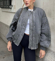Cleo gesteppte Bomberjacke