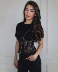 Suzette Spitzen Korsett Top