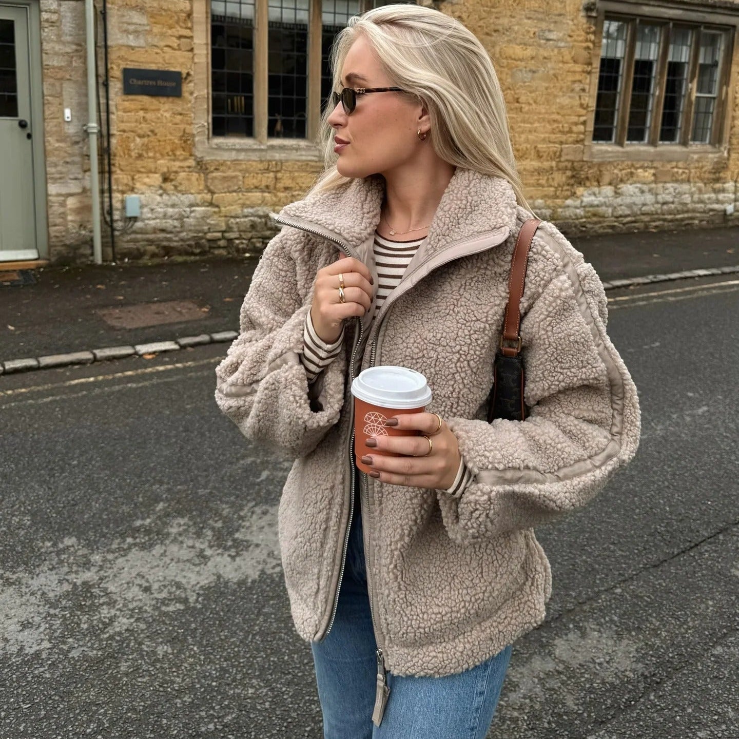 ZEYA - Suzette Zip Up Teddy Jacket