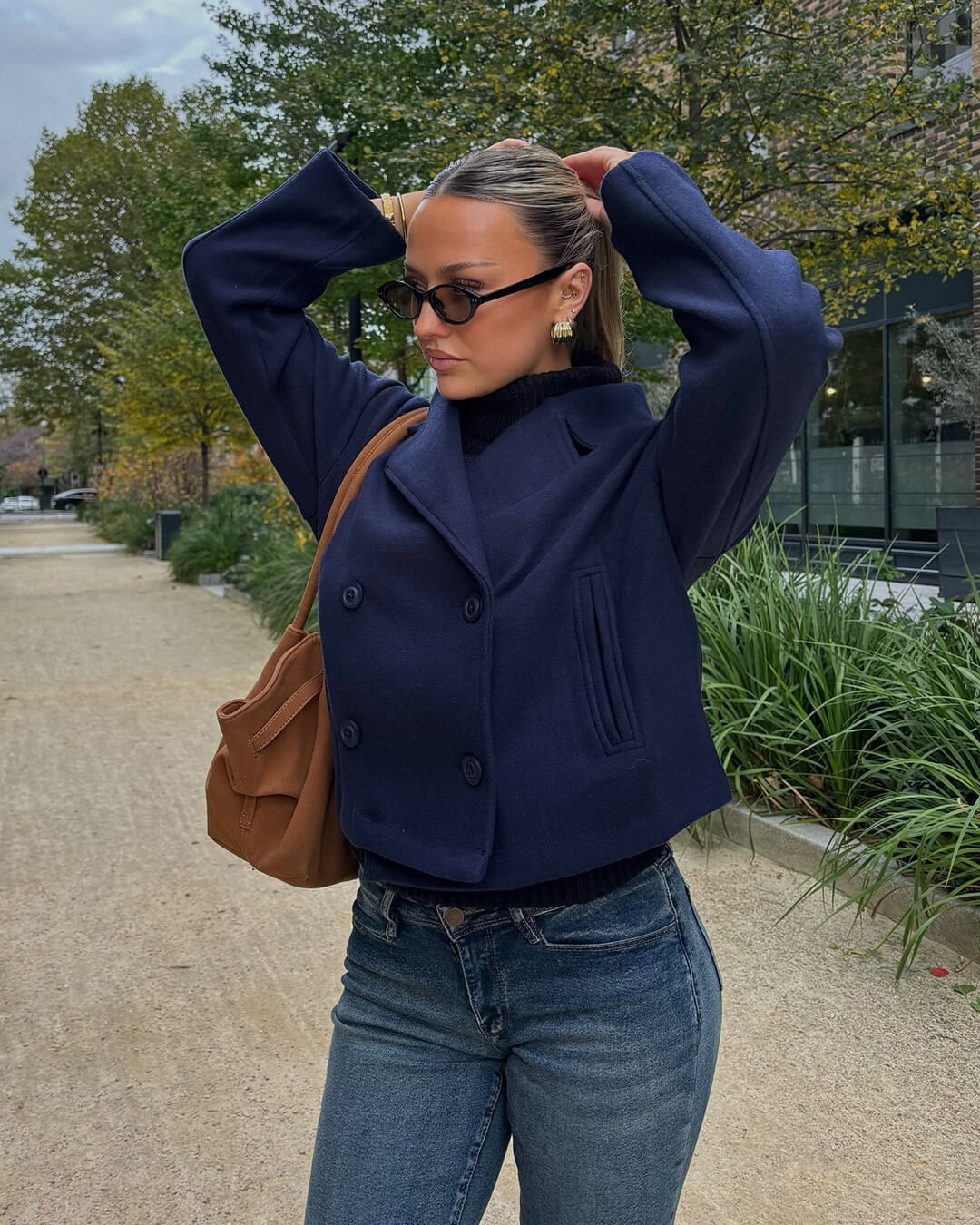 ZEYA - Suzy Short Double - Breasted Coat