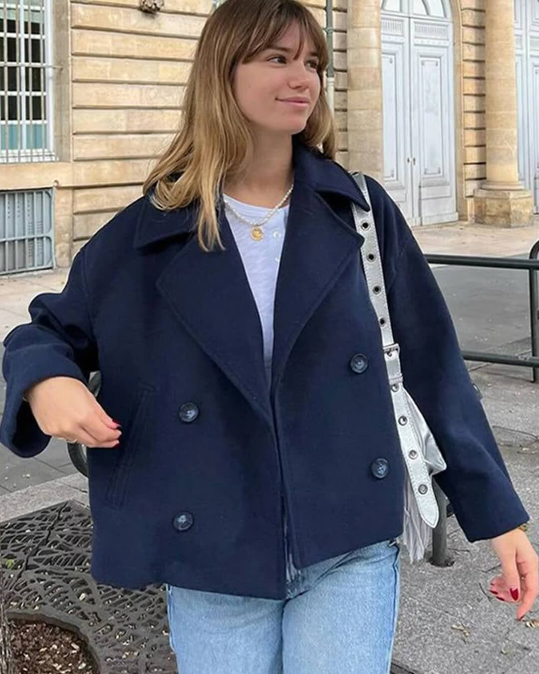 ZEYA - Suzy Short Double - Breasted Coat