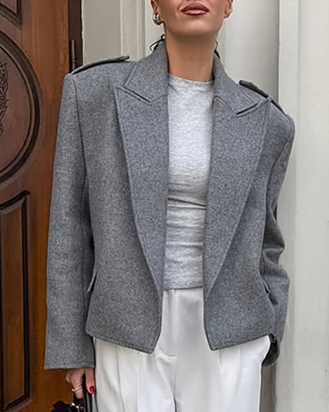 ZEYA - Tatiana Blazer with Shoulder Pads