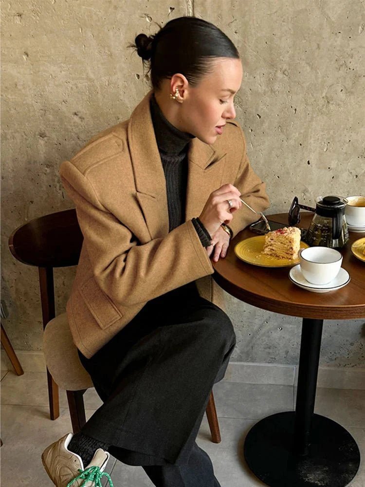 ZEYA - Tatiana Blazer with Shoulder Pads