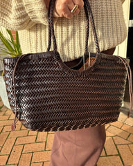 Tatum Handgewebte Tote-Tasche