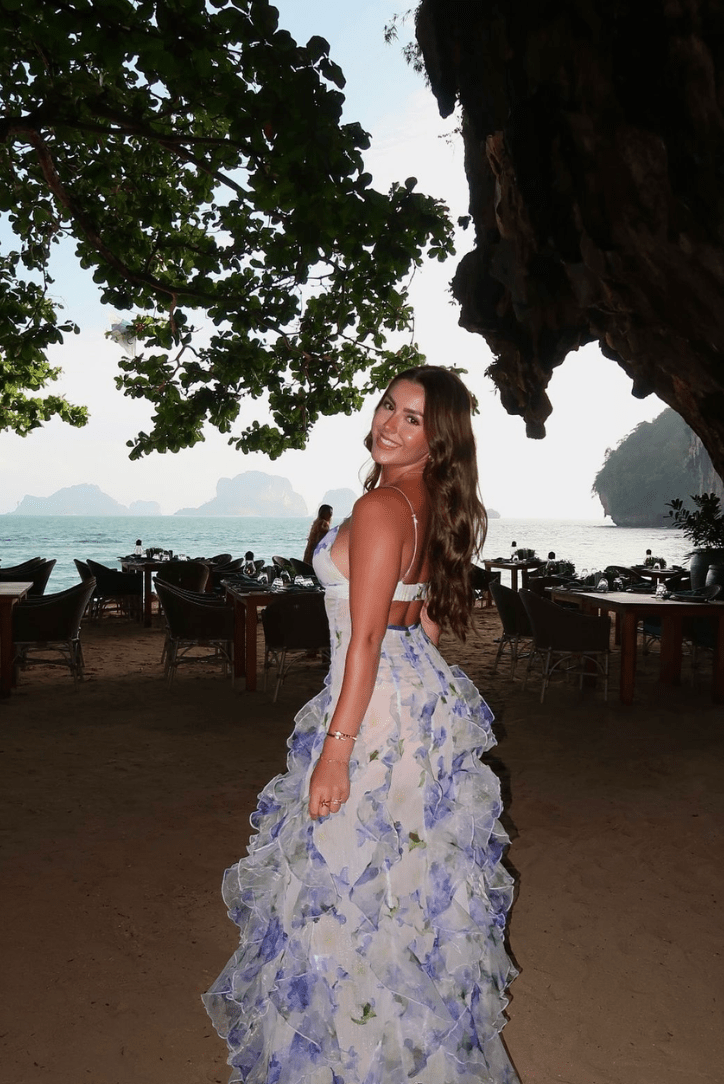 ZEYA - Winnie Floral Ruffle Maxi Dress