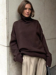 Zadie Oversize Rollkragenpullover