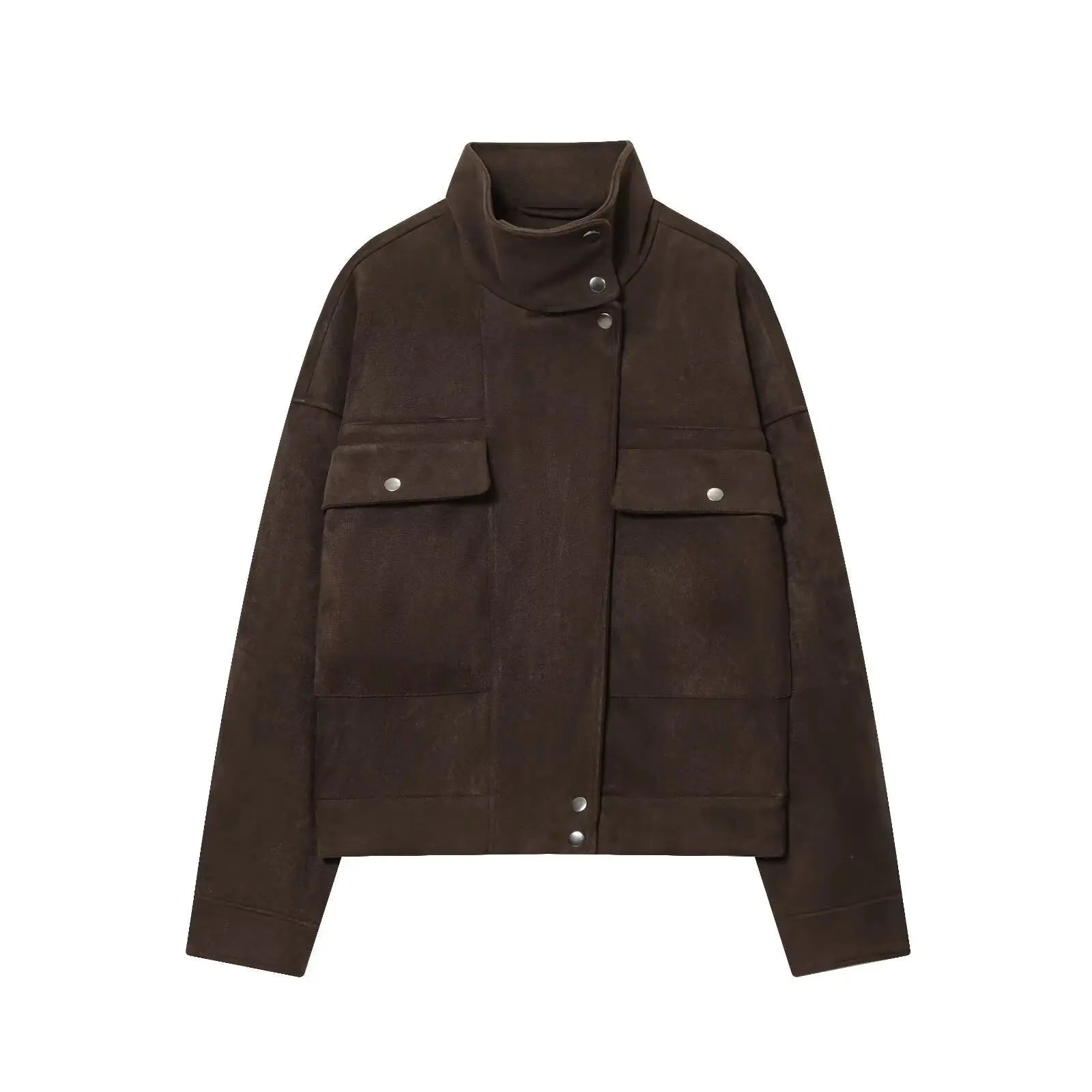 ZEYA - Zoe Vintage Oversized Bomber Jacket